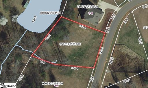 38 Setting Sun Lane sold lot in The Ridge At Sunset, Travelers Rest, SC