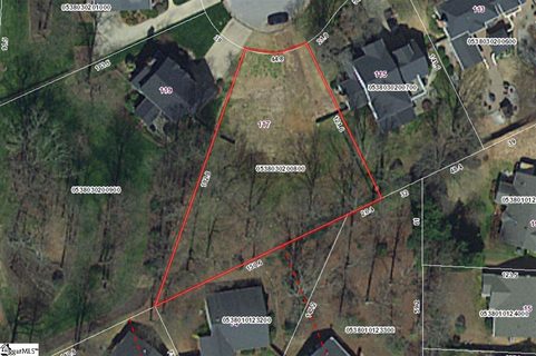 117 Cosgrove Lane sold lot in Ashley Oaks, Taylors, SC