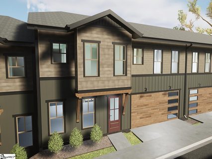 708 Anderson Road Lot 9 sold townhome in Bohemian Cottages, Greenville, SC