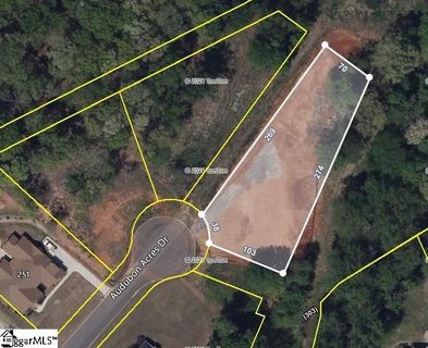 260 Audubon Acres Drive active lot in Audubon Acres, Easley, SC