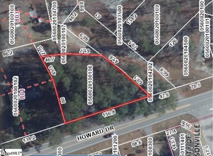 803A Howard Drive active lot in Bryson Acres, Simpsonville, SC