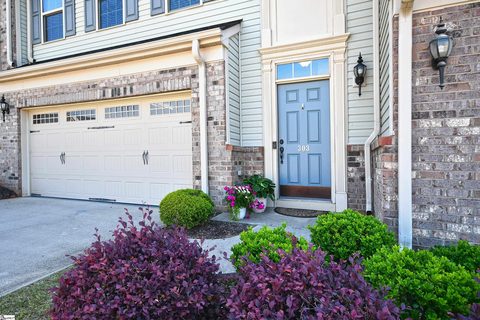 303 Corday Lane sold townhome in Riverside Commons, Greer, SC