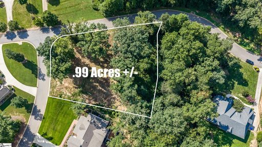 645 Breckenwood Drive active lot in Wildwood Estates, Spartanburg, SC