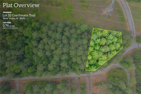 Lot 32 Coachman'S Trail active home in Wilderness Cove, West Union, SC