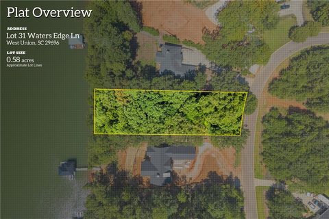 31 W Waters Edge Lane pending home in Waters Edge, West Union, SC