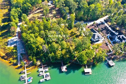 Lot 20 Wilderness Cove active lot in Wilderness Cove, West Union, SC